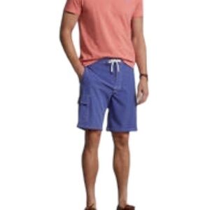 Polo Ralph Lauren Traveler Solid Core Replen Bright Blue Lined Swim Trunk Small